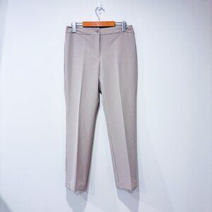 PROPORTION PETITE Tailored Grey Beige Dress Pants Business Casual | Size 6 *